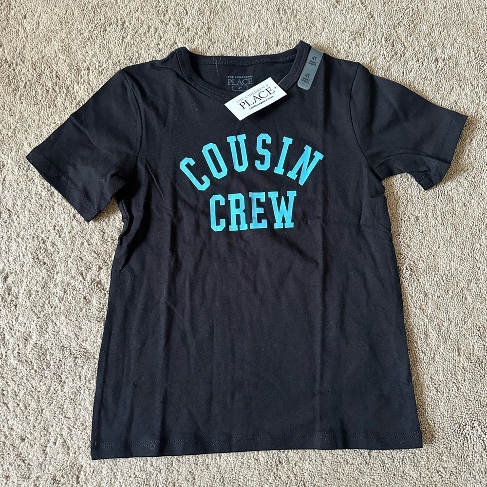 Boys Cousin crew shirt 4t nwt